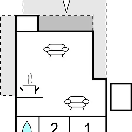Three-bedroom In Σπίτι διακοπών Nordenbro Vesteregn