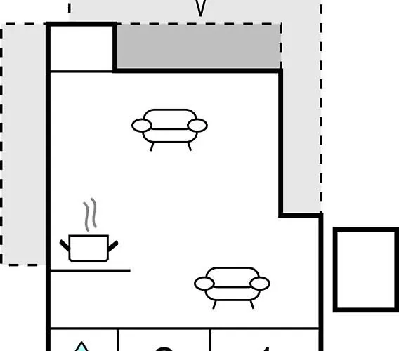 Three-bedroom In Сasa de vacaciones Nordenbro Vesteregn